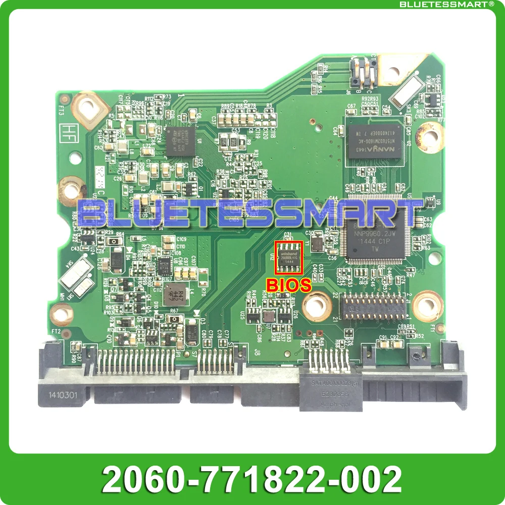 

HDD PCB Логическая плата печатная плата 2060-771822-002 REV A P1 для WD 3,5 SATA жесткого диска восстановления данных