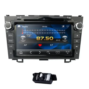 

8" display Car Stereo DVD Stereo Fit HONDA CRV 2007-2011 GPS Navigation USB SWC BT Subwoofer with map card has CN AU EU stock