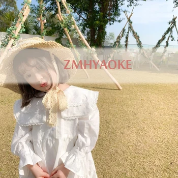 

Spot ZMHYAOKE 2020 Spring Toddler Girl Dress Beautiful Princess Outing Party Open Fluffy Cake Dress Kids Dresses for Girls