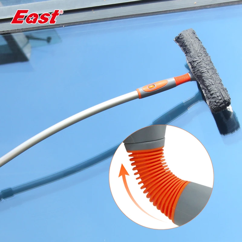 

East Super Long Free Splicing Rod Window Cleaning Brush Glass Squeegee Window Cleaner Micofiber Cloth Rubber Wiping Scraper