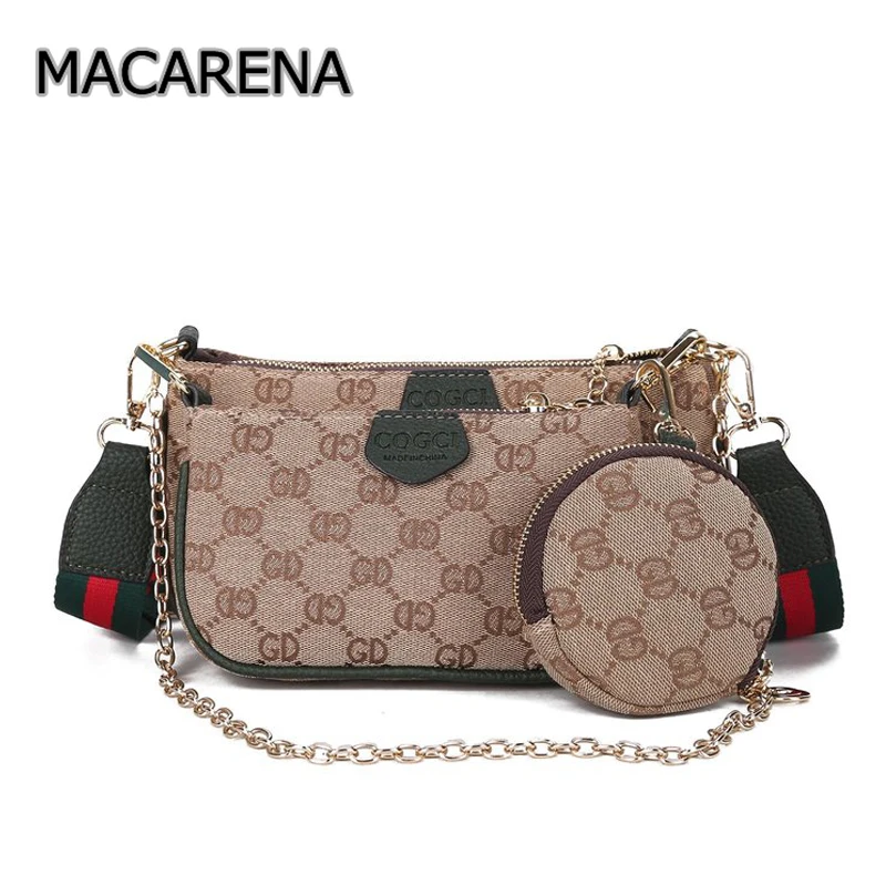 Высококачественная женская сумка комплект из 3 предметов на плечо для Маджонга