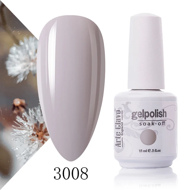 Arte Clavo 131 Colors Gel Polish Nail Gel Varnish Paint Semi Permanent Nails Art Gel Nail Polish For Manicure Top Coat Base Coat 3008