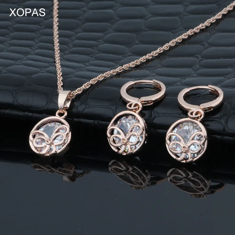 XOPAS Новое поступление Романтический полый сердце акция Женский Модный комплект