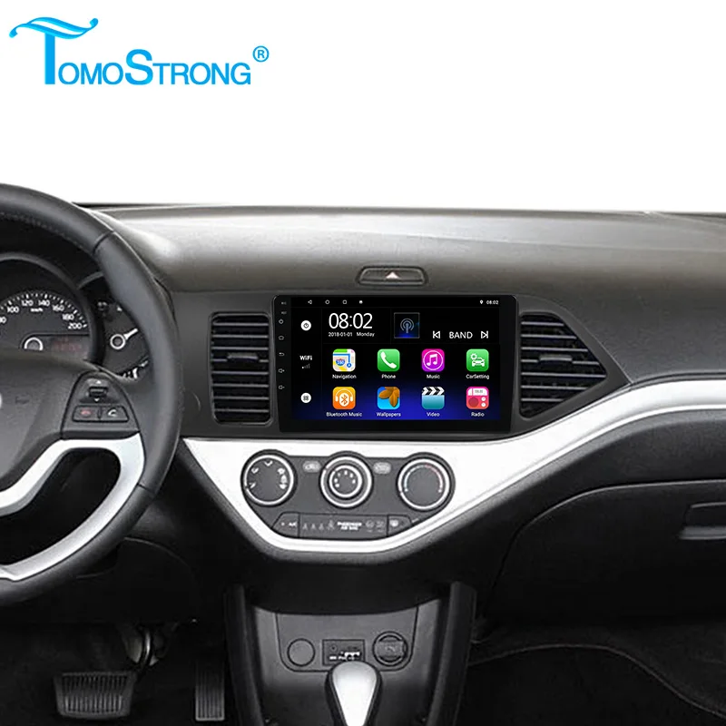 2.5D + IPS автомобильный мультимедийный плеер для KIA PICANTO Morning 2011 2012 2013 2014 WIFI GPS 4