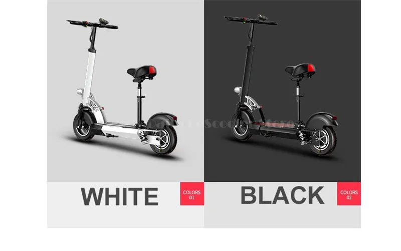 Daibot Folding Electric Bike 48V Two Wheel Electric Scooters 10 inch Motor 500W Portable With Seat Electric Scooters Adults      (21)