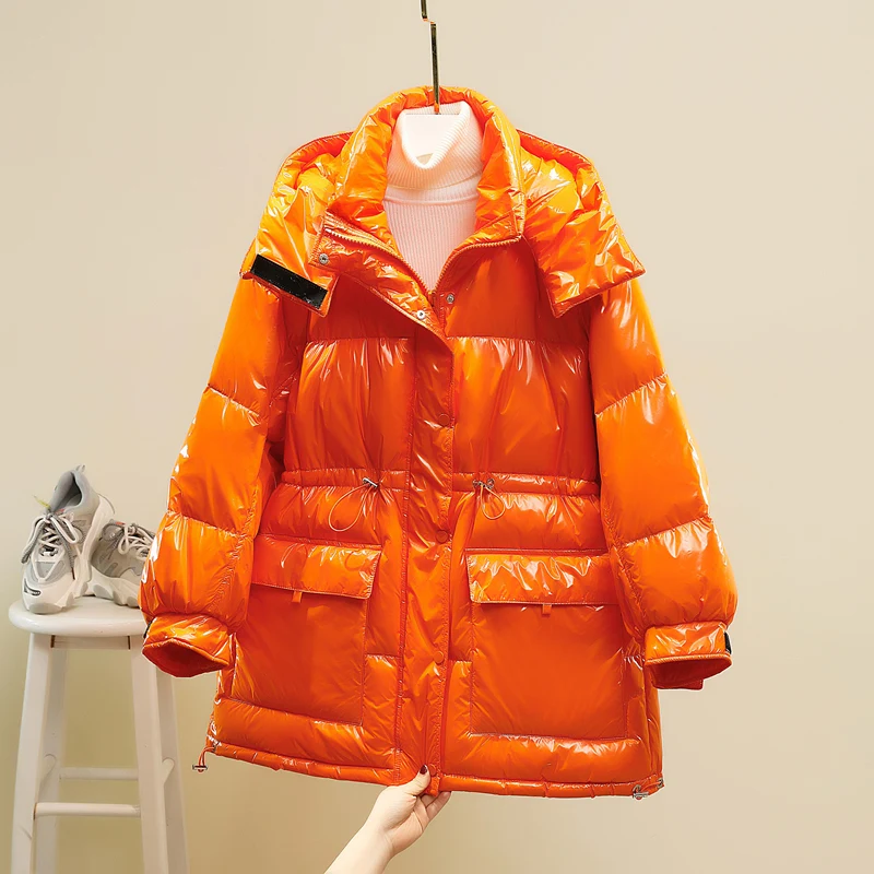 new black khaki Transparent Rhinestones Long