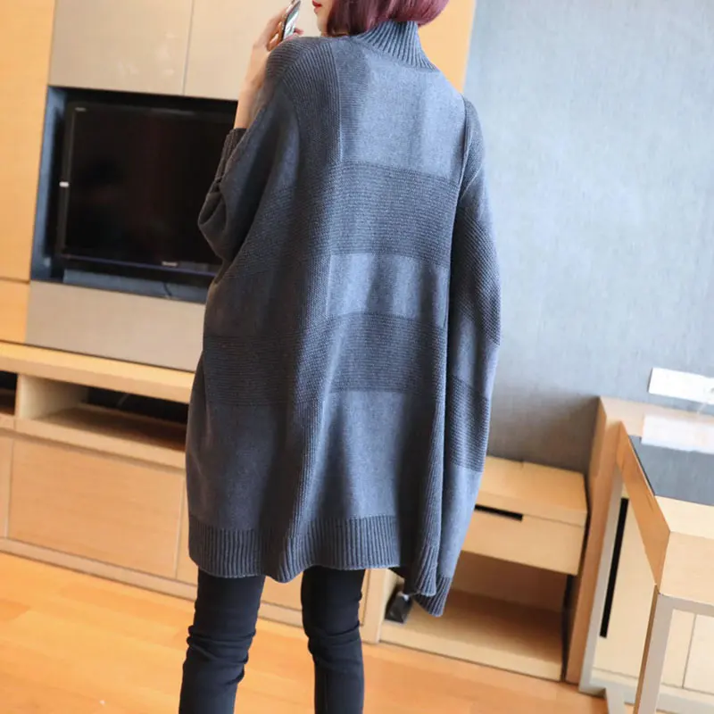 XITAO Korean Style Turtleneck Sweater Women Plus