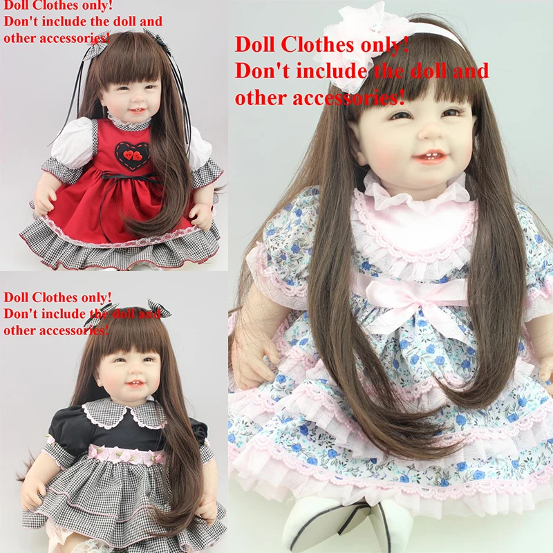 

For 22 Inch Reborn Baby Doll Clothes Boy Girl Outfit Princess Dress, NPK Doll Toys For Girls