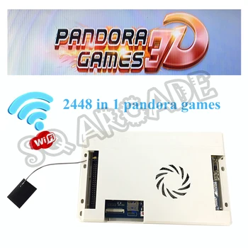 

Pandora 2448 in 1 Family Arcade Version Retro PCB Motherboard 140pcs 3D Games VGA HDMI Output Save/Search/Pause Game Function