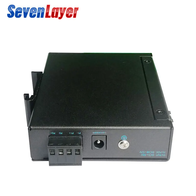 Промышленный Коммутатор Ethernet 10/100/1000 м сетевой сигнал усиленный din-рейка Тип 4 порта Ethernet 1 SFP волокно