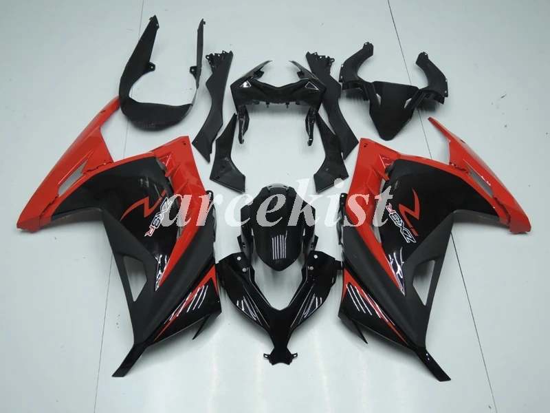 Литьевая Форма ABS Обтекатели комплект подходит для Kawasaki Ninja 300 EX300 2013 Кузов Набор Красный Черный Прохладный