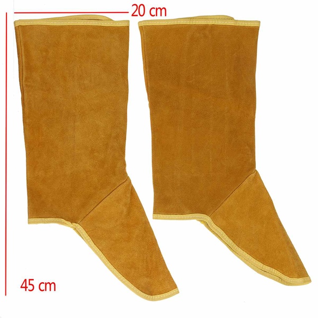 Duty Gardening Welding Apron Sleeves Gloves Protection Thorn Proof Leather Work Safety Workwear Glaziers Blacksmith