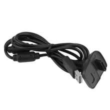 Зарядка через usb кабель Сменное зарядное устройство для Xbox 360 Беспроводной контроллер 1,5 м игровой контроллер usb кабель для зарядки