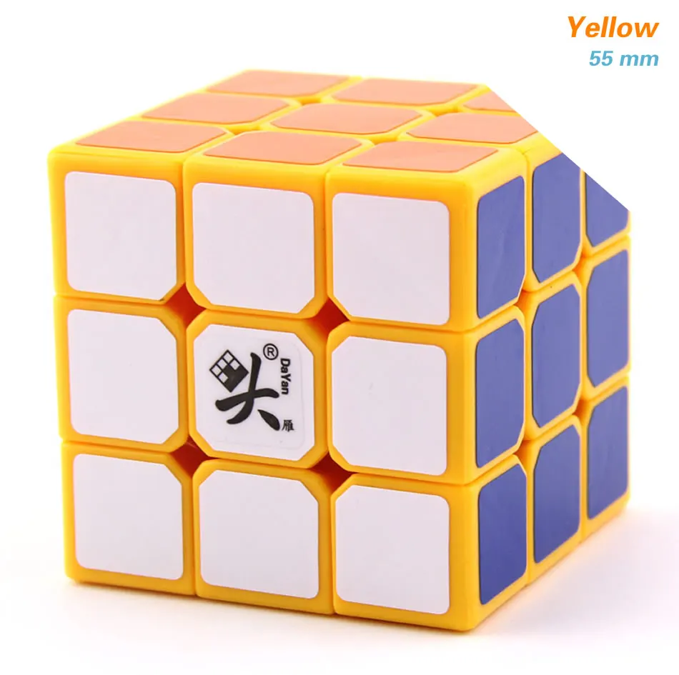 DaYan ZhanChi 3x3x3 кубик руб 3x3 42mm/50mm/55mm/57mm профессиональный Скорость руб головоломки антистресс Непоседа Образовательных игрушки для мальчиков