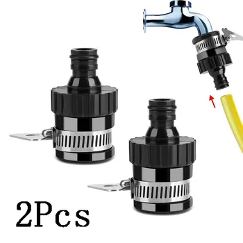 

2Pcs Universal Tap Connector Adapter Mixer Kitchen Garden Hose Pipe Joiner Fitting Garden Pipe Adaptor Kitchen Accessories