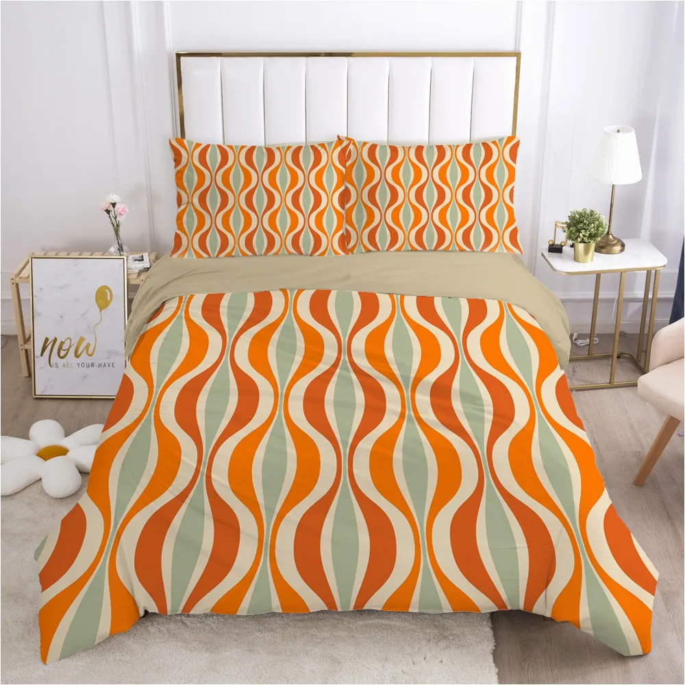 Simple Bedding Sets 3D Marbling Duvet Quilt Cover Set Comforter Bed Linen Pillowcase King Queen Full Double Home Texitle | Дом и сад