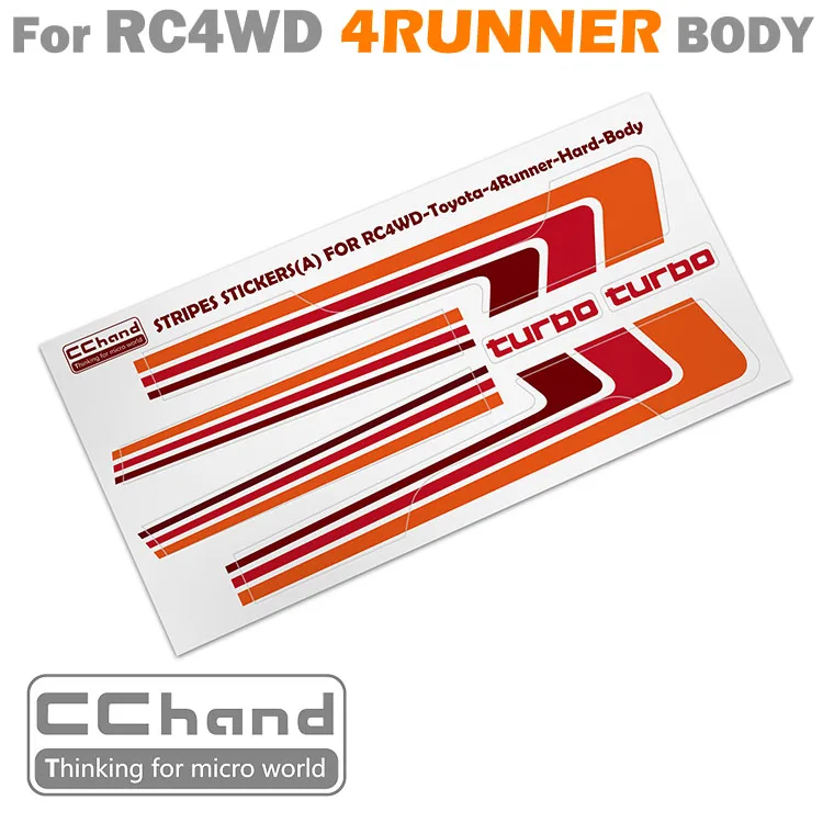 

Body sticker for RC4WD 4RUNNER body 1/10 rc car toy