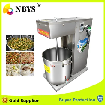 

Meat Stuffing Mixing Machine Stainless Steel Chopped Meat Mixer Ground Food For Steamed Stuffed Bun Dumpling Commercial Use