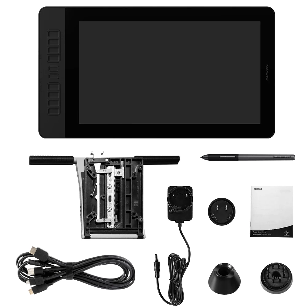 GAOMON Graphics Tablet Monitor PD1561 15.6 Inches Screen Drawing Display for Painting Design Beginners with Battery-free Pen 6