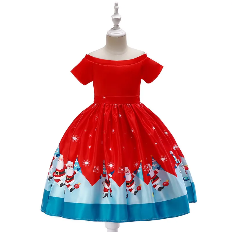 Платье для маленьких девочек Рождественский костюм Санта-Клауса детское платье Одежда для девочек вечерние платья на Хэллоуин платья принцессы - Цвет: NO.10