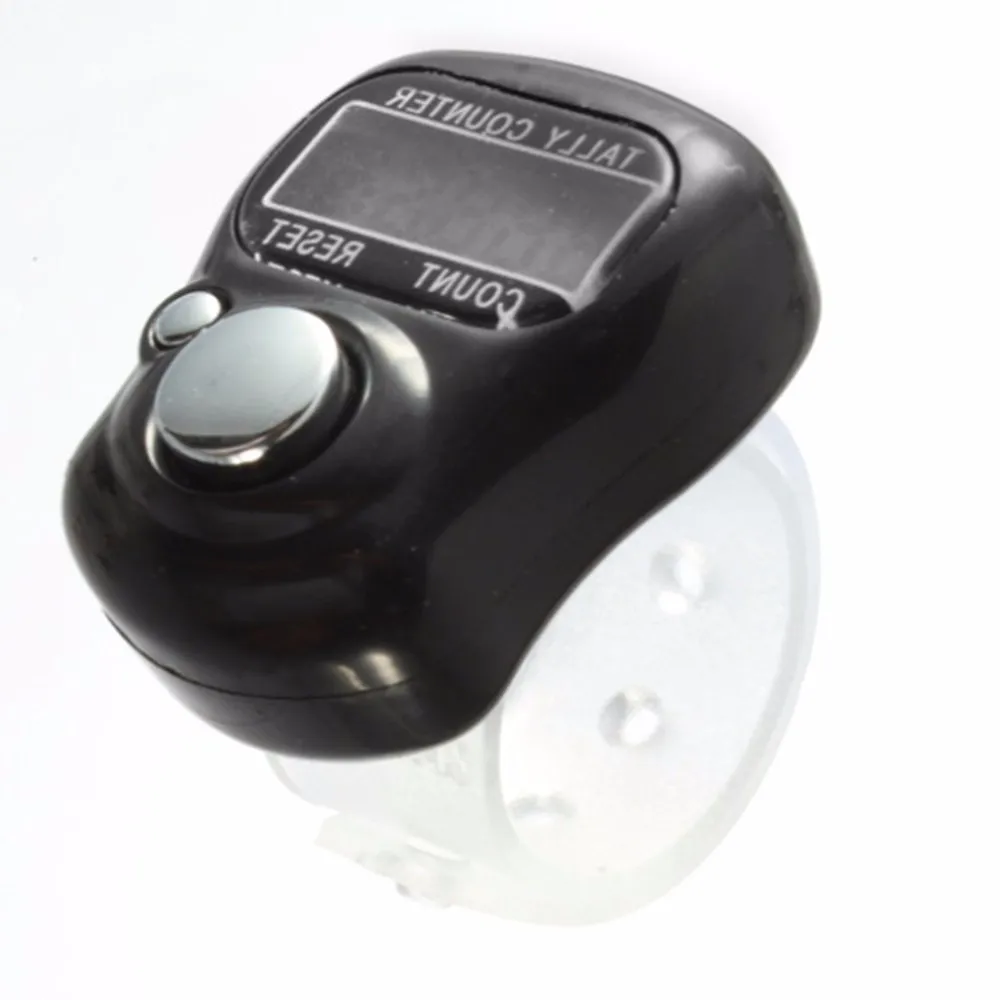 Mini 5-Digit LCD Electronic Digital Golf Finger Hand Held Ring Tally Counter