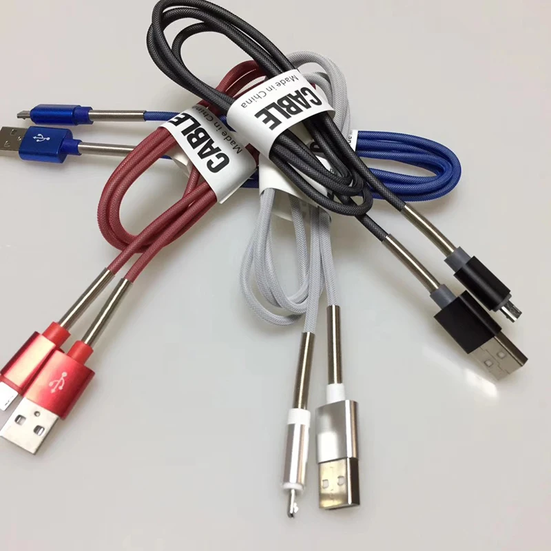 Линия передачи данных Micro USB C плетеная рыболовная сеть кабель type-C музыкальный