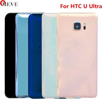 

Original 5.7For HTC U Ultra Back Cover Door Rear Glass Housing Case For HTC U Ultra Battery Cover With Camera Lens