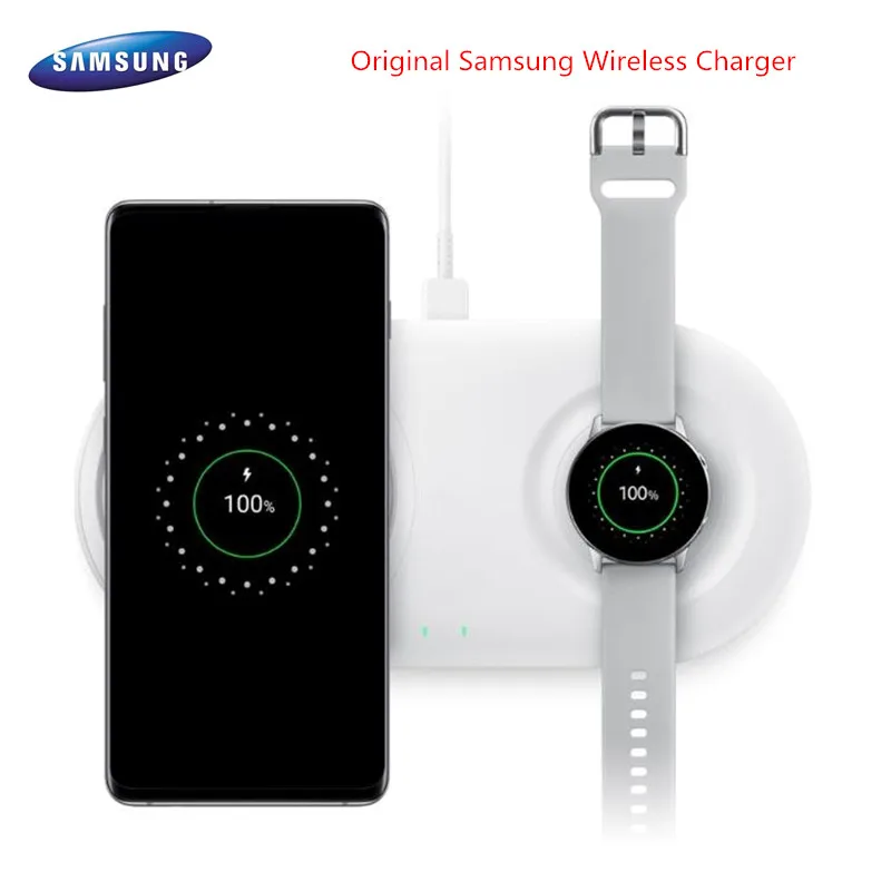 Original Samsung Galaxy Wireless Charger 2in1 Fast Dual Charging Base For S8 S9 S10 Plus S10E Note 