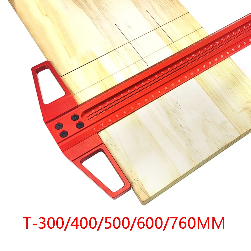 High-precision T Square Ruler Woodworking Scribing Line Gauge Measuring Tool High-precision T Square Ruler Woodworking Scribing Line Gauge Measuring Tool