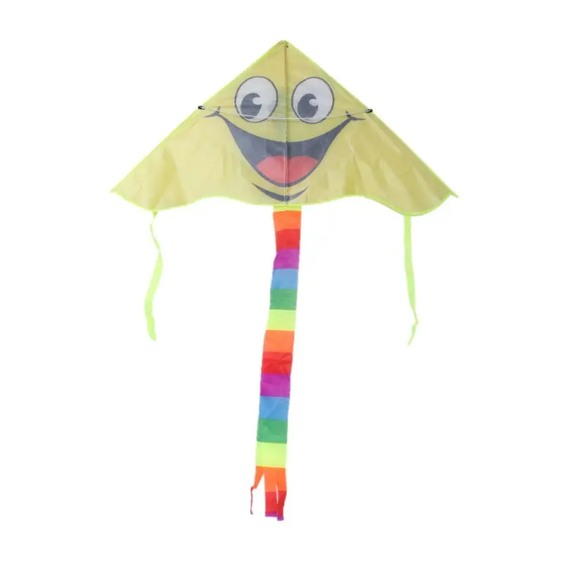 12 HUGE SMILE FACE KITE with string stunt flying toy kites bulk lot large adult 