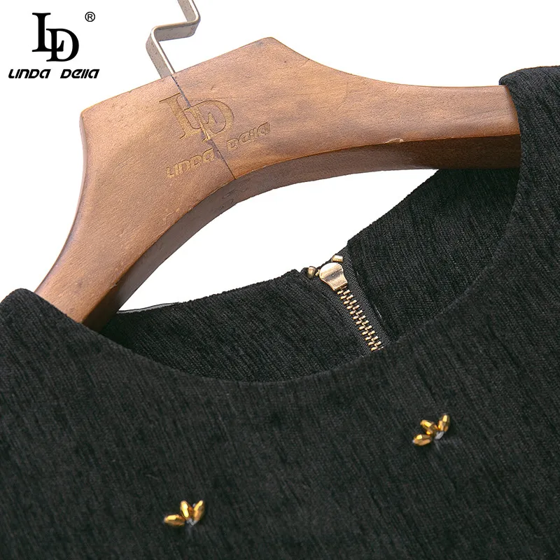 LD LINDA DELLA Fashion Runway Summer Vintage Mini