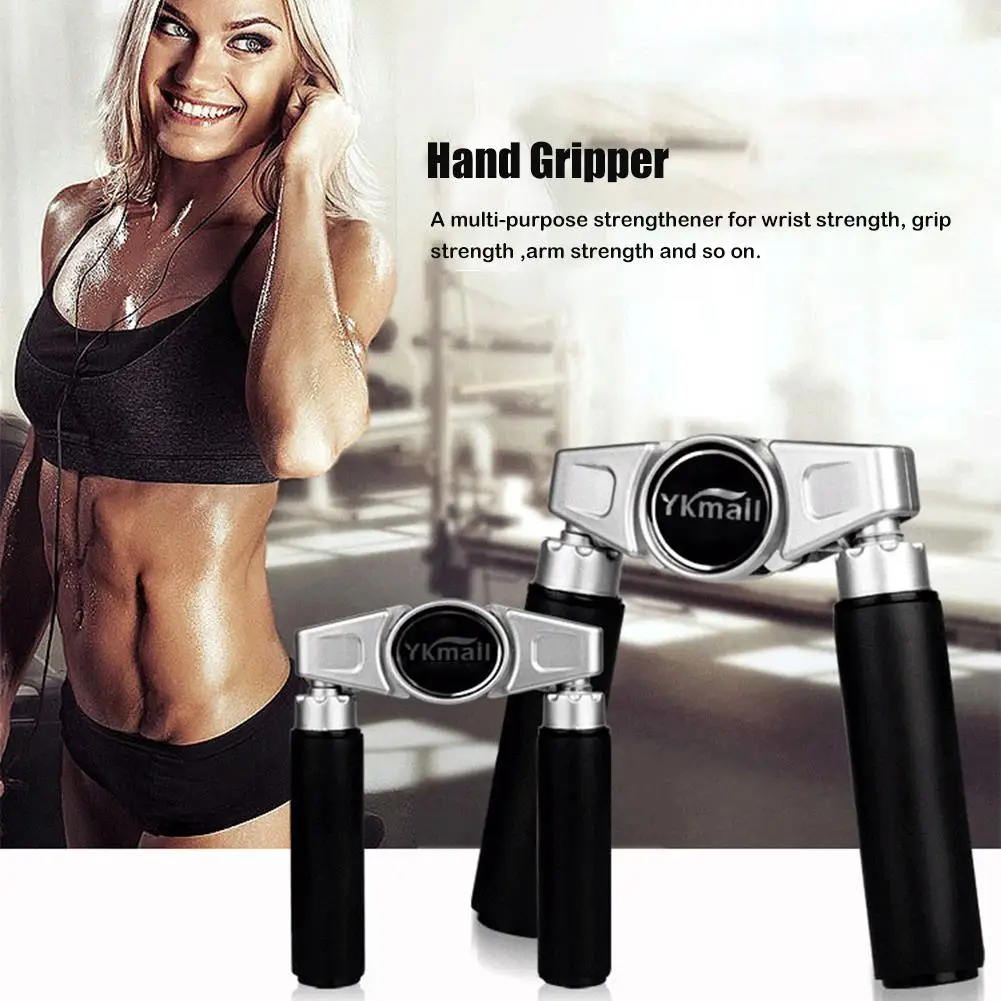 Hand Gripper Heavy Adjustable Fitness Wrist Strengthener Arm Chest Expander Tool 