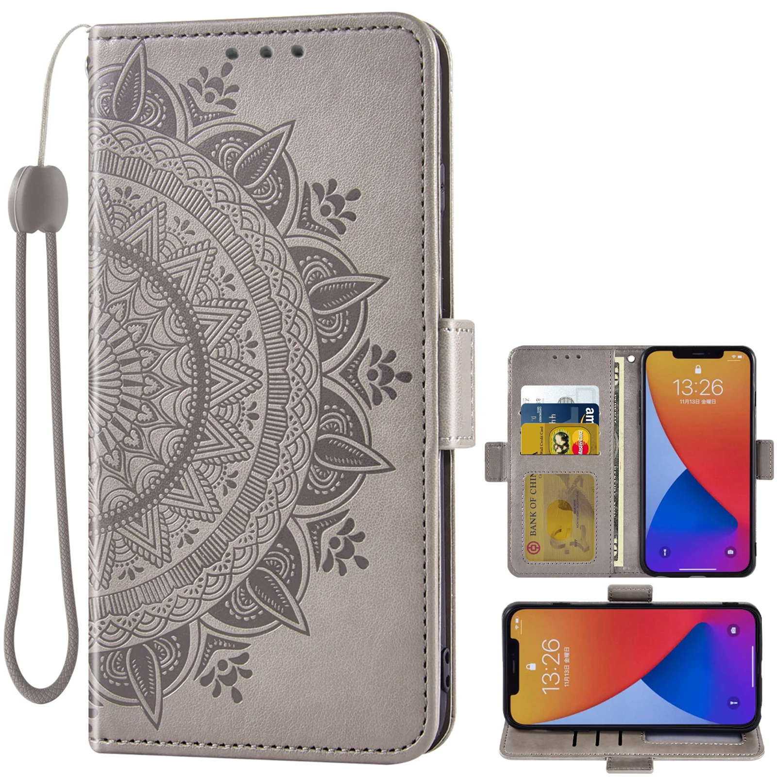 Custodia In Pelle Per Blackberry Classic Blackberry Keyone Blackberry Key2 Flip Cover A Portafoglio