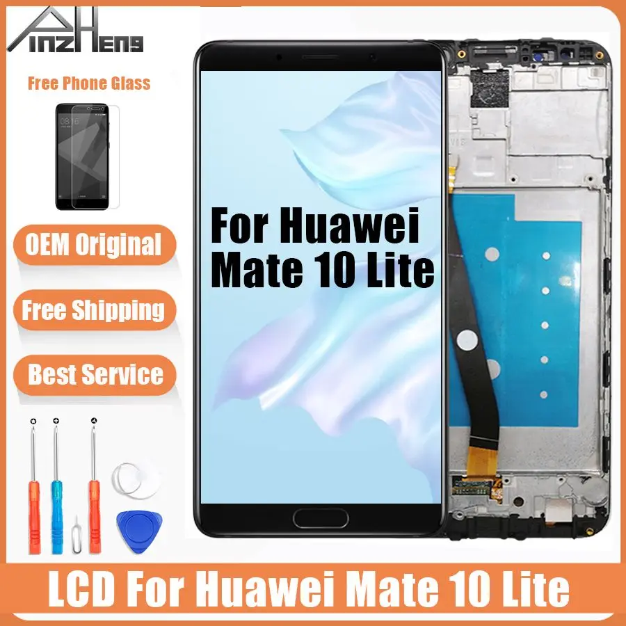 AAAA Качество ЖК-дисплей для Huawei mate 10 Lite сенсорный ЖК-экран дисплей для mate 10 Lite дисплей светодиодный RNE-L21 экран