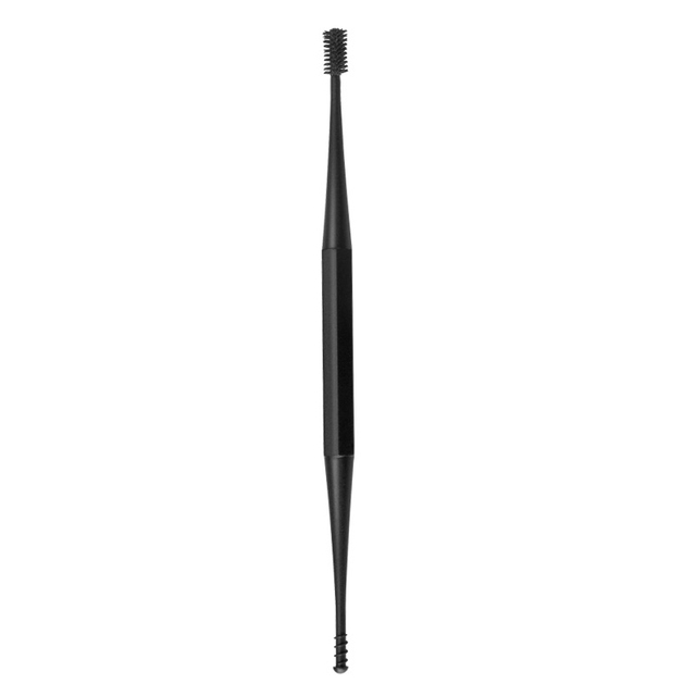 Soft Silicone Spiral Design Ear Pick Double-ended Earpick Ear Wax Curette Remover Ear Cleaner Spoon Spiral Ear Clean Tool