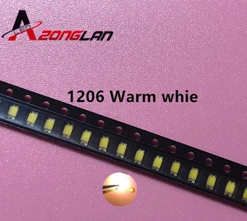 

1000PCS 1206 (3216) Warm White SMD Surface Mount LED Chip LED Light Emitting Diode Lamp SMD Ultra Bright Electronic Component