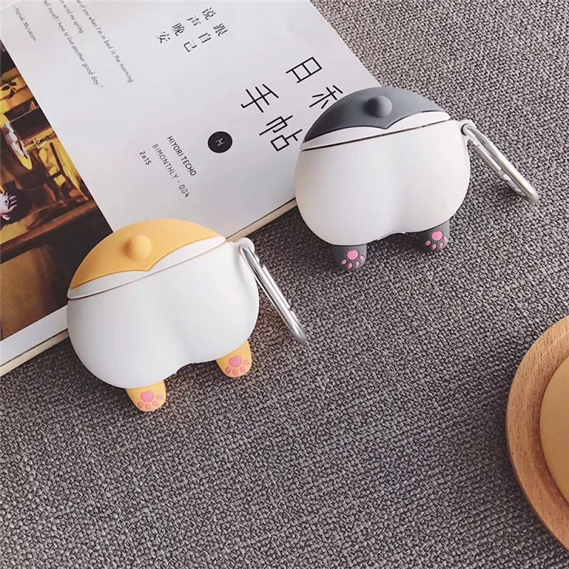 Милый 3D чехол Corgi для Airpods 1 2 3 Pro силиконовый наушников Air Pod Capa Apple чехлы |
