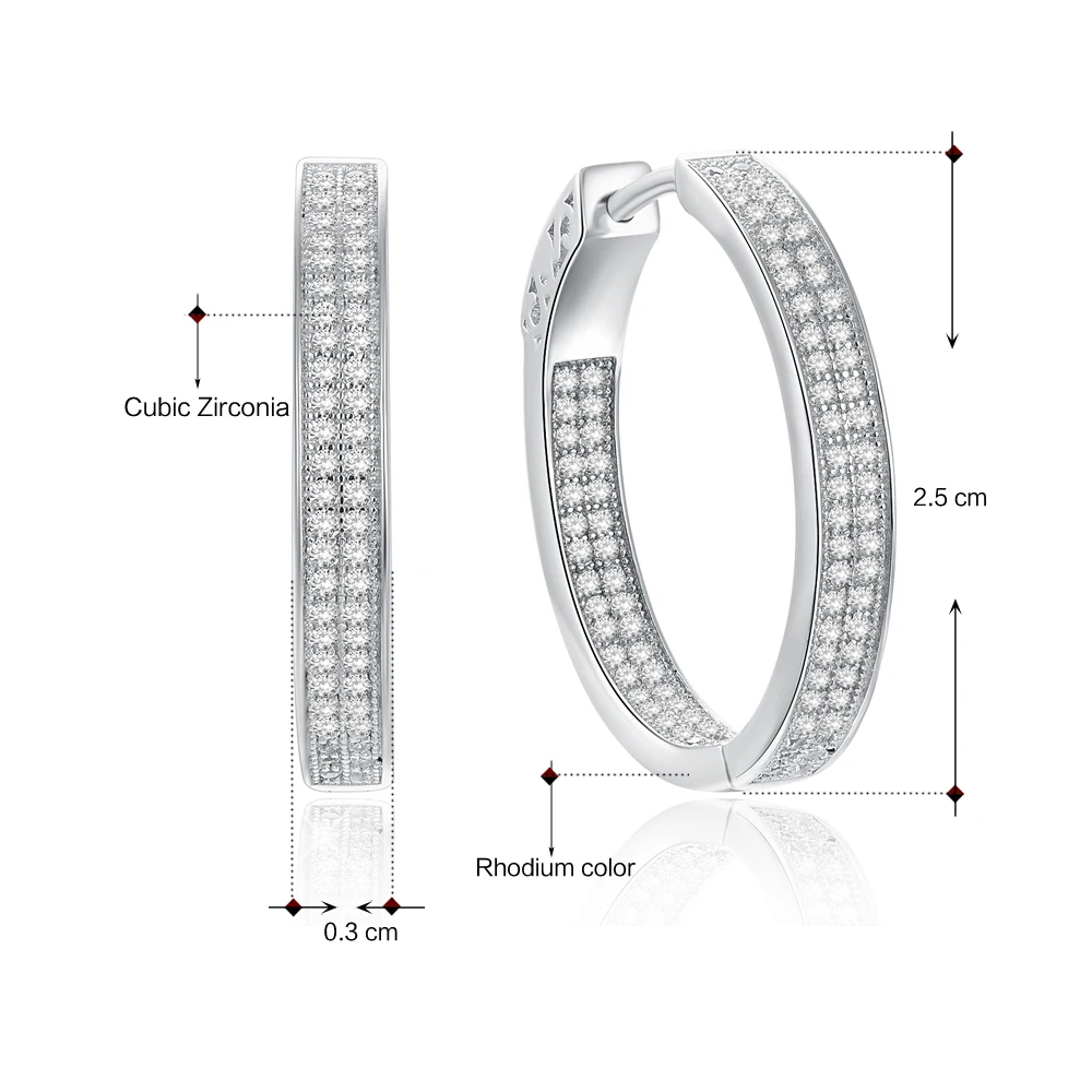 silver round earrings (1)