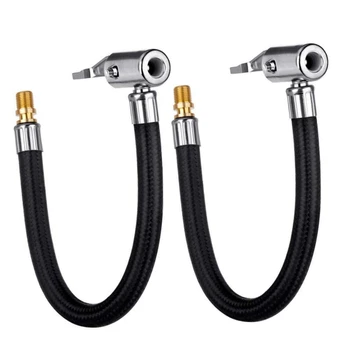 

Motorcycle Car Bike Tire Air Inflator Hose Inflatable Pump Extension Tube Adapter Twist Tyre Air Connection Locking Air Chuck