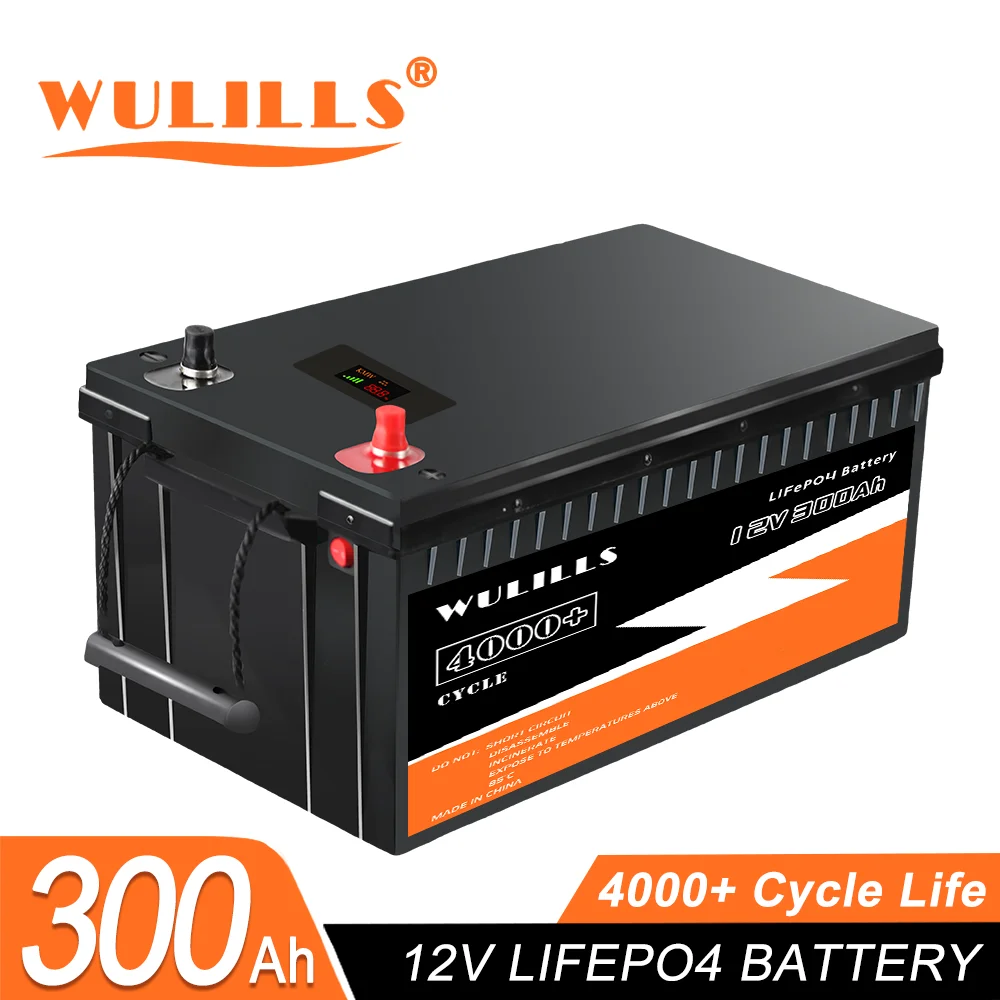 New 12v 24v 100ah 200ah 280ah 300ah Lifepo4 Battery Pack Lithium Iron Phosphate Batteries Built-in Bms For Solar Boat Tax Free - Battery Packs - AliExpress