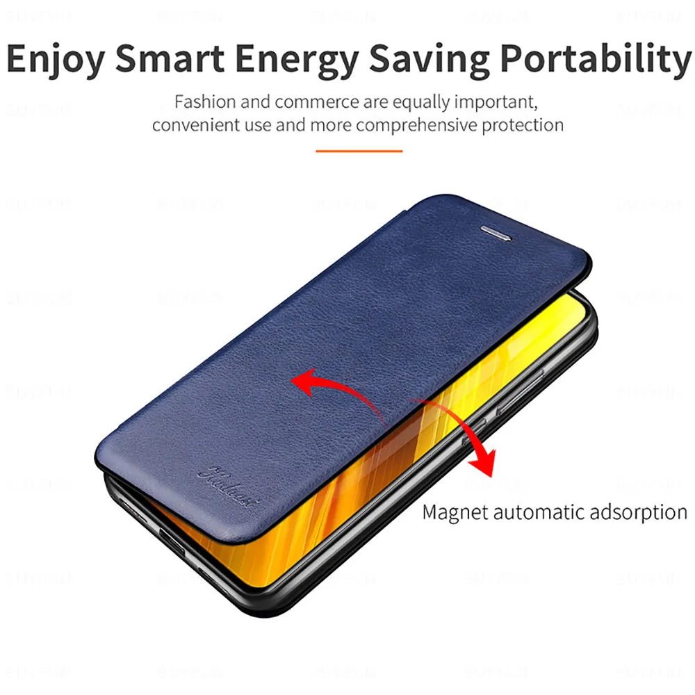 Leather Wallet Case Phone Case For Xiaomi Poco X3 NFC Pocophone X3 Pro