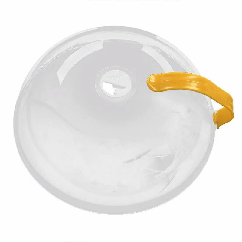 Description Picture 2 of itemMicrowave Food Anti-Sputtering Cover With Handle Microwave Splatter Cover Anti-splatter Microwave Guard Lid With Steam Vents