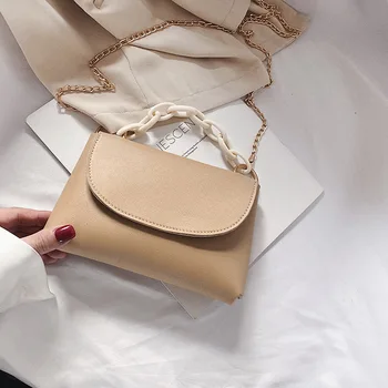 

Net red ins super fire small bag female 2020 new Korean version of the wild one-shoulder slung fashion chain small square bag