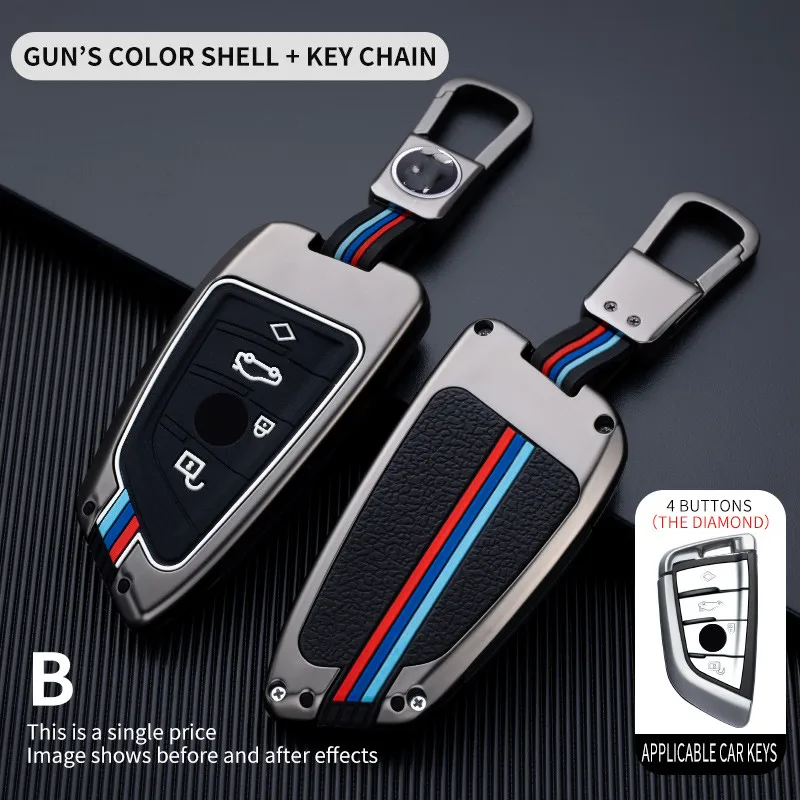 Autosleutel Case Cover Key Bag Voor Bmw F20 G20 G30 X1 X3 X4 X5 G05 X6 Accessoires Auto-styling Houder Shell Sleutelhanger Bescherming