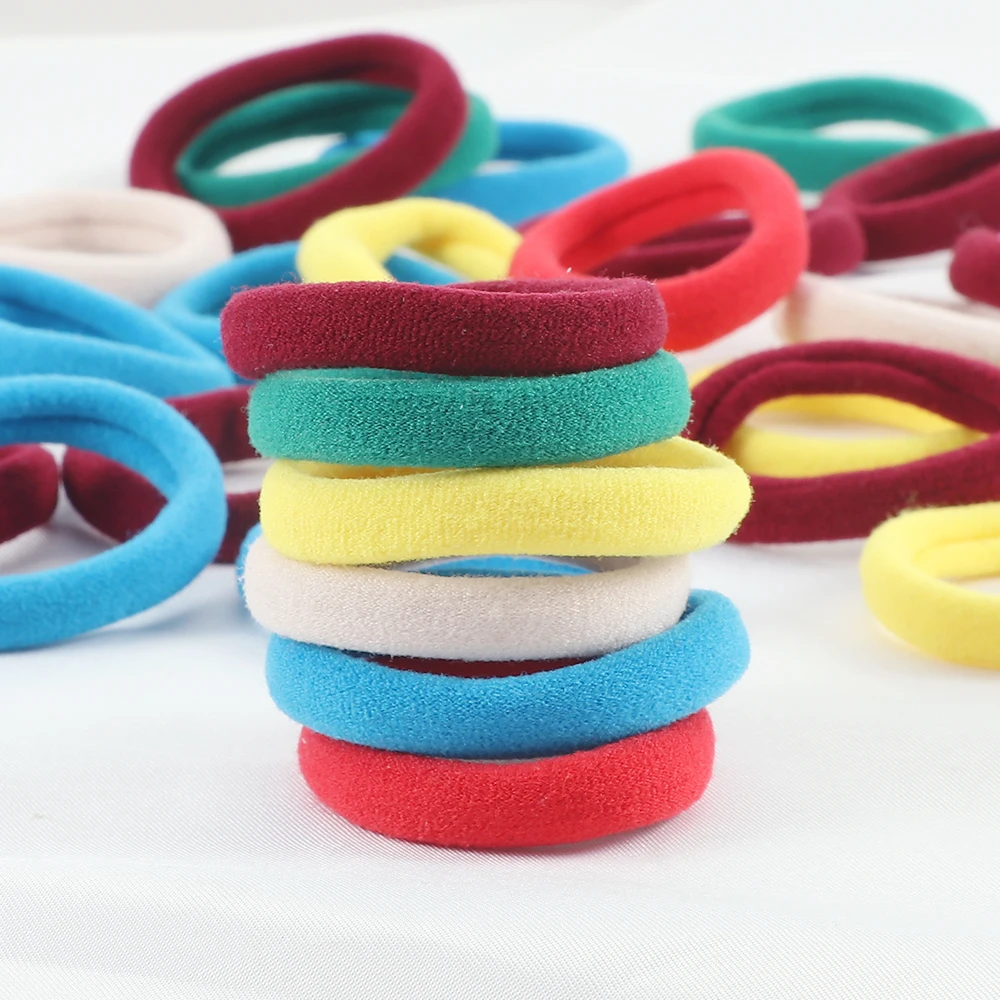 30/50Pcs/Set Women Basic Elastic Hair Bands Scrunchie Ponytail Holder - Image 3