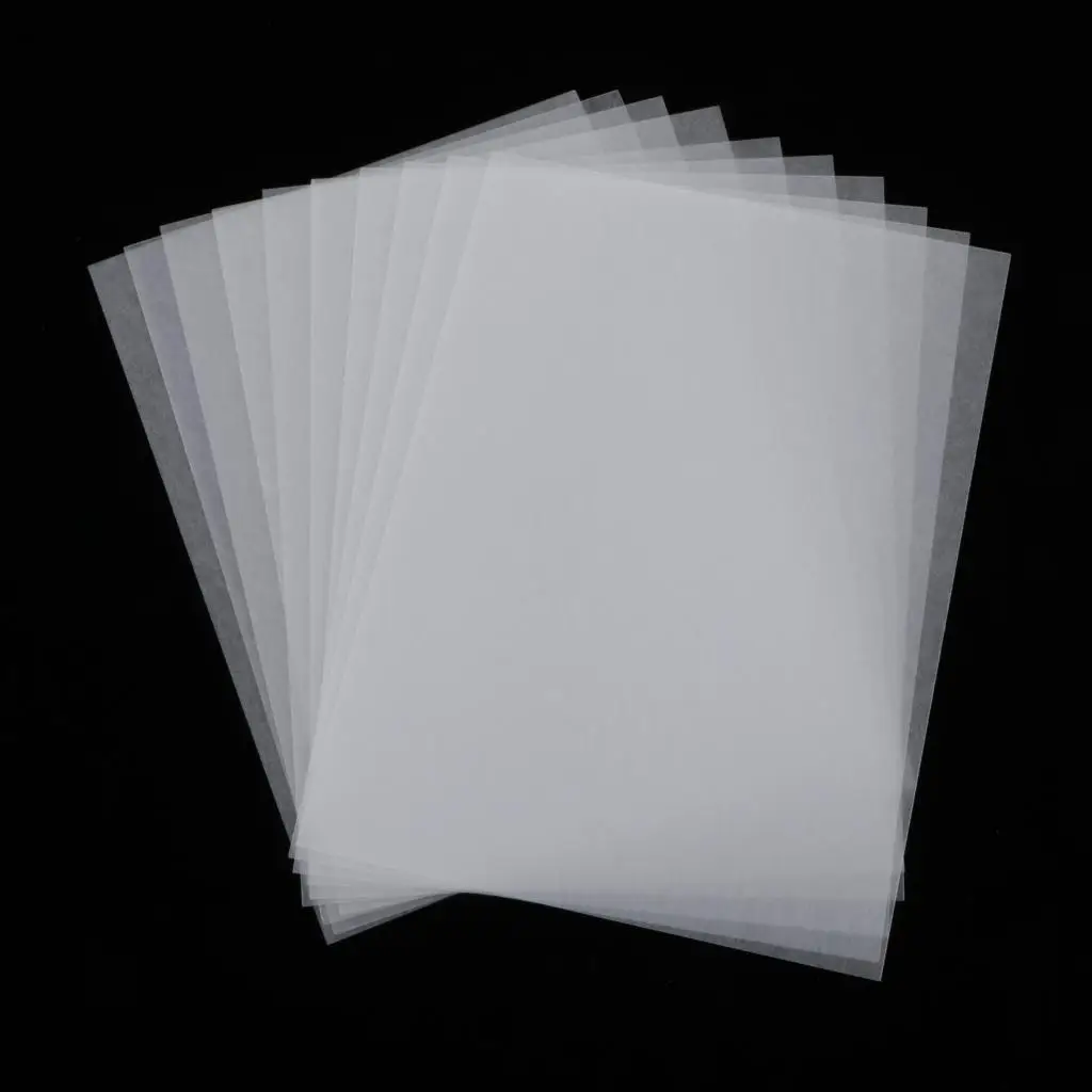 10 Half Transparent Shrink Film Sheets 20x14.5cm Painting Paper Shrinkable Paper Craft for Jewelry Making