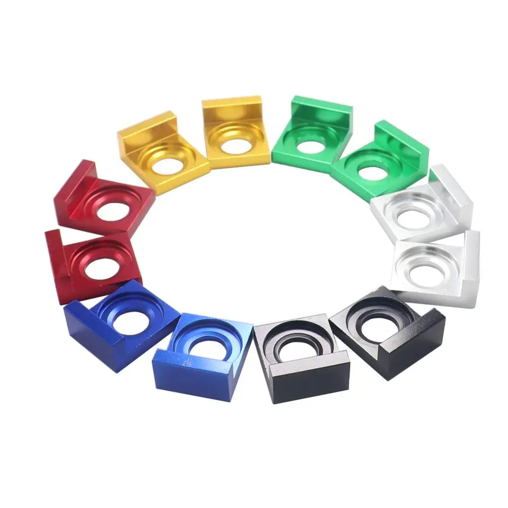Motorcycle Chain Tensioner Pulley 12mm 15mm Aluminum CNC Chain Block Axle Tensioner Adjuster For Motorcycle Pit Bike XR50 CRF70 SDG 107 125