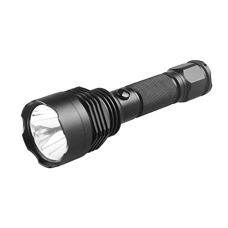 High quality aluminum LED glare flashlight outdoor camping portable waterproof hunting torch rechargeable | Лампы и освещение