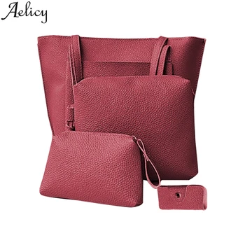 

Aelicy Bag For Women 2019 Large Luxury Composite Bag Handbags Ladies Designer Big Travel Shoulder Bag Women Solid Color Handbags