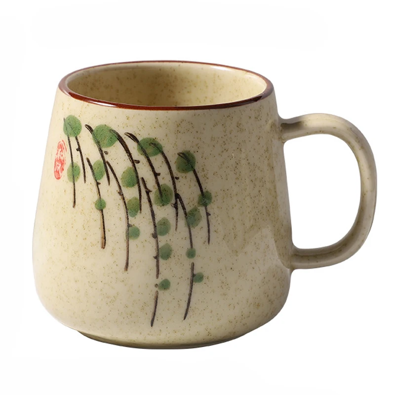 Simple Japanese Ceramic Retro Coffee Mug Tazas De Cafe Creativas Coffee Mug  Travel Regalos Personalizados Vaso Cafe Para Llevar - AliExpress
